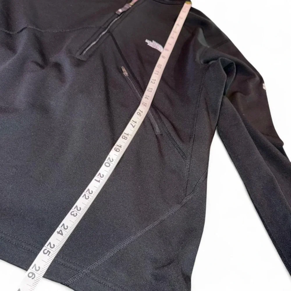 THE NORTH FACE FLIGHT SERIES BLACK HALF ZIP PULLOVER SHIRT‎ MENS LARGE